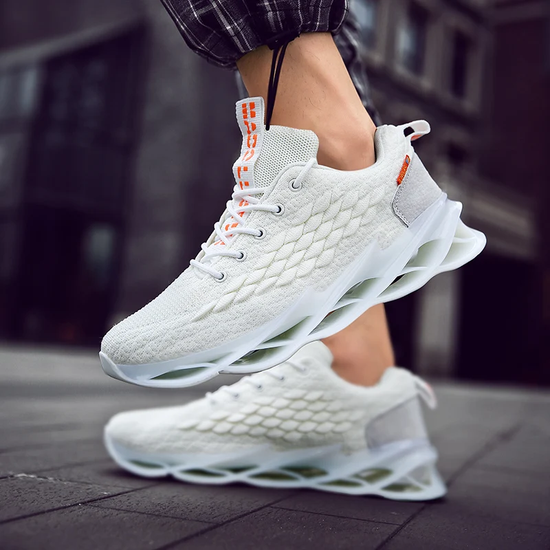 Новые амортизирующие мужские кроссовки с полой подошвой спортивная обувь для