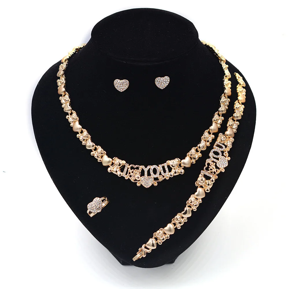 

African jewelry sets earring for women wedding necklace set luxury jewelry woman's necklaces set party gifts