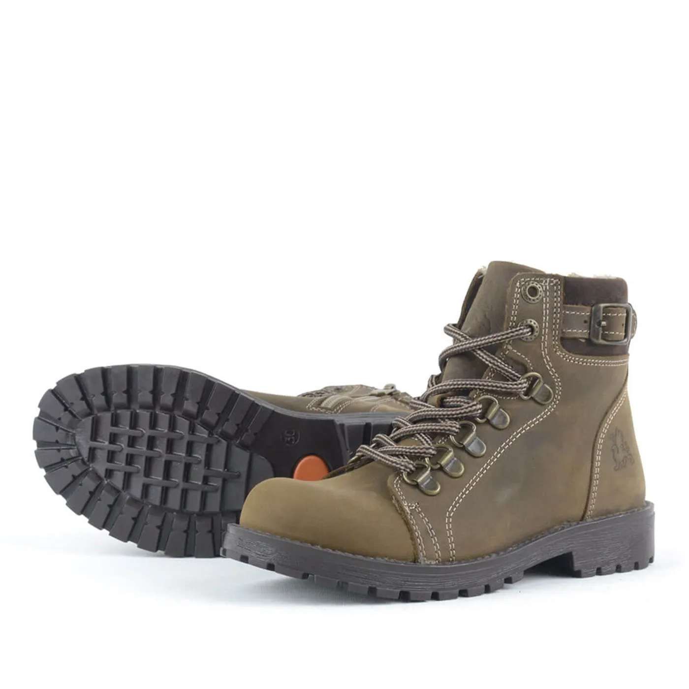 

Rakerplus Griffon Genuine Leather Sand Zipper Winter Children Boots