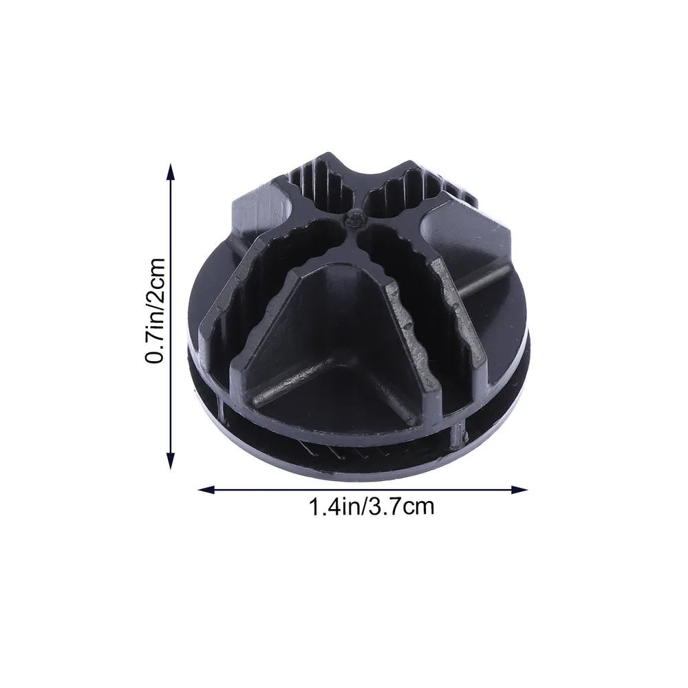 

20 Pcs Wire Cube Connectors for Cube Storage Shelving and Cabinet Modular Organizer Closet Clasp Buckle Clip (Black)