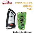 Новейший смарт-ключ Xhorse XSKF20EN с дистанционным управлением, модель 2021 года, 4 кнопки, английская версия