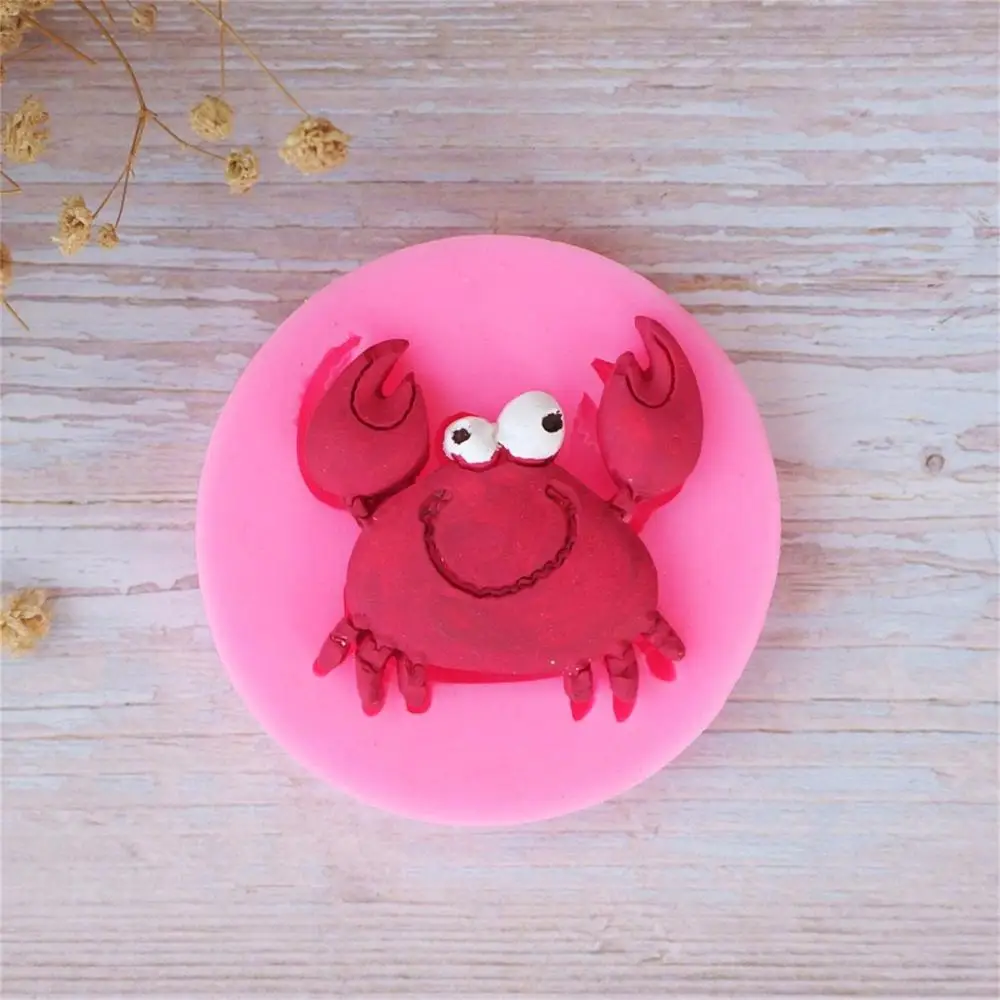 Силиконовая форма в виде краба морских животных морского океана милая фруктовая