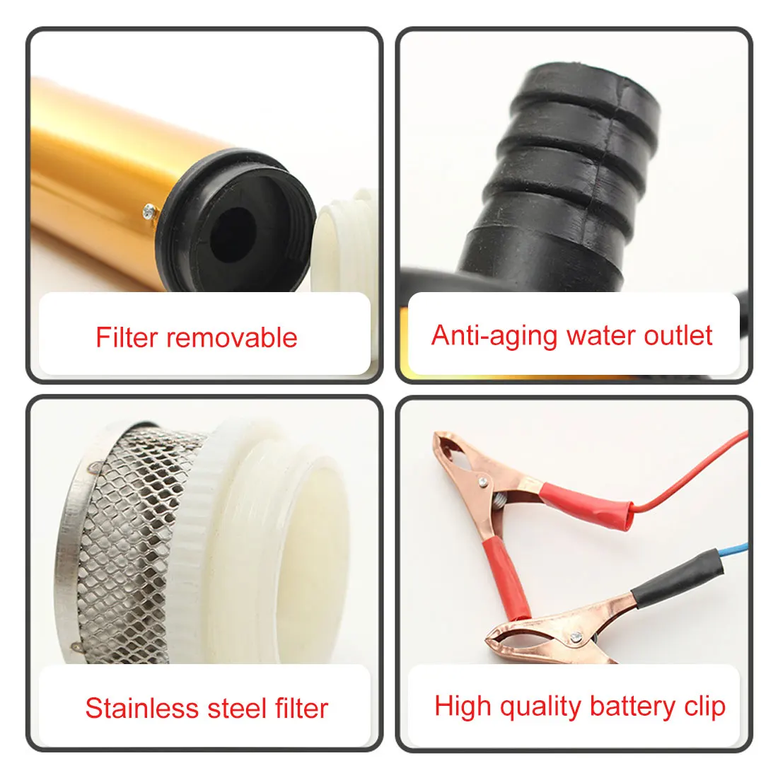 Портативный Электрический погружной насос для перекачки дизельного топлива