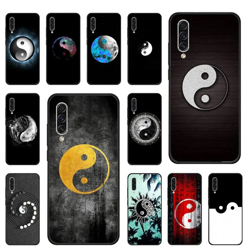 

Tai chi yin yang Chinese round art Phone Case For Samsung galaxy S note 7 8 9 10 20 fe edge A 6 10 20 30 50 51 70 lite plus Soft