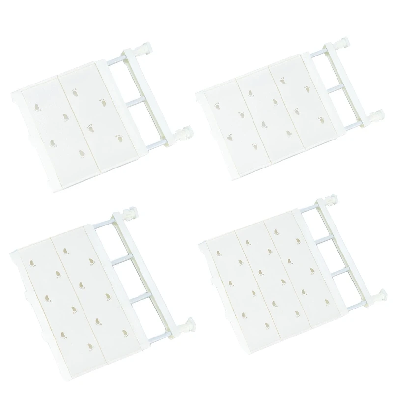 

E7CD Closet Tension Shelf Expandable Wardrobe Shelves Telescopic Shelf Save Space