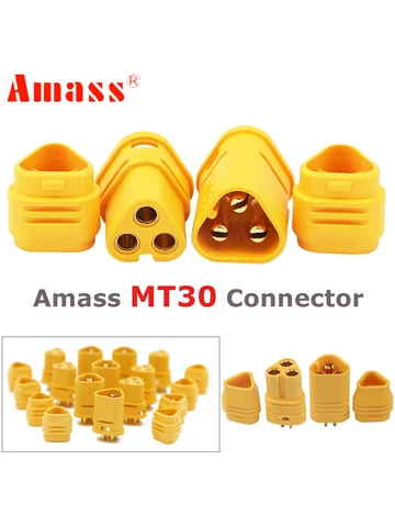 AMASS MT30 2мм разъемы для LiPo аккумулятора 5 пар