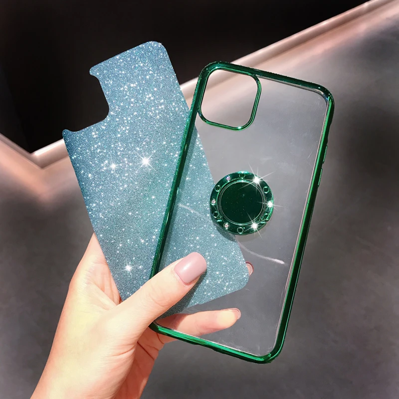 Блестящий чехол LOVECOM для iPhone 11 Pro Max XR XS 7 8 6 6S Plus X мягкий чехол-накладка из ТПУ с