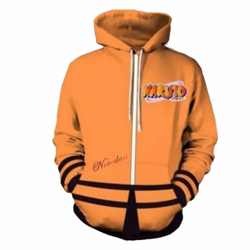 Аниме Наруто маскарадные костюмы для подростков Узумаки толстовка с капюшоном