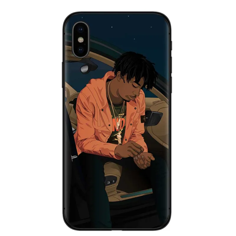 Мягкие черные силиконовые ТПУ чехлы Rapper singer Playboi Carti для телефонов iPhone X 5s 5 SE 6s 6 7 8