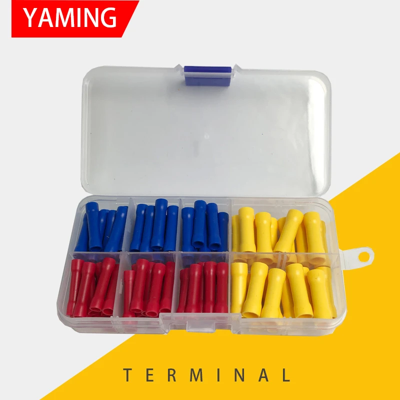 80 шт. коннекторы для проводов красный/желтый/синий|Терминалы| |