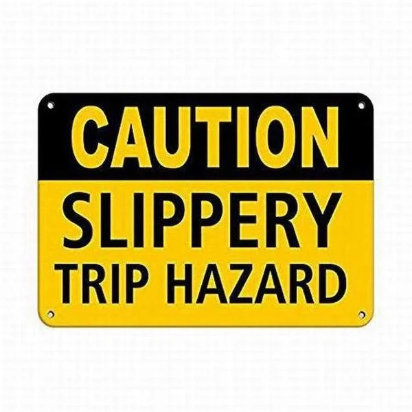 

Осторожно скользкая Оловянная вывеска художественное украшение для стен, винтажный декоративный знак, украшение для стен кофе