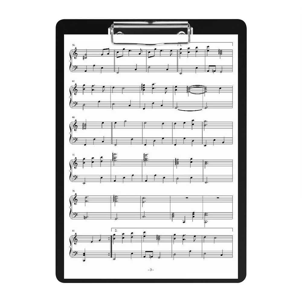 Папка органайзер А4 размером с музыкальные ноты бумажный лист папка для хранения