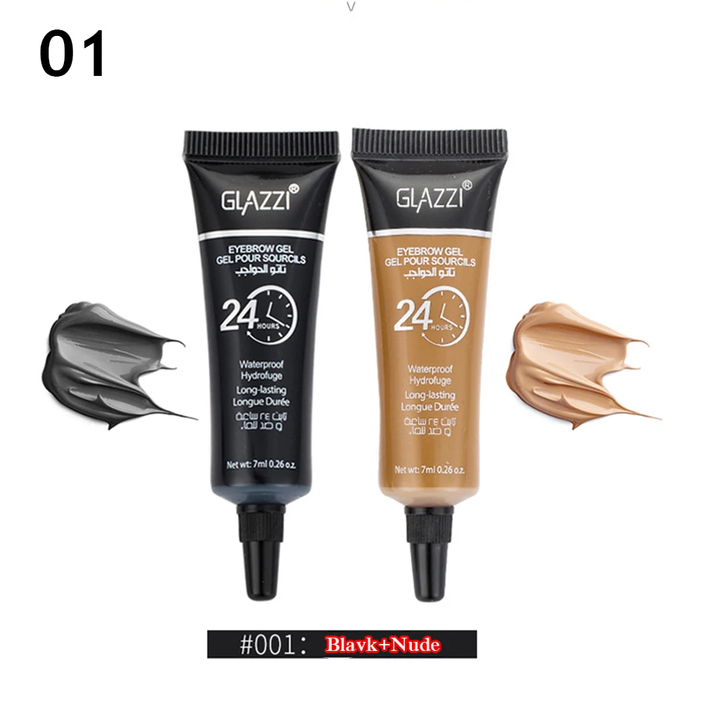 Set 1 3 Color Eyebrow Eyelash Tint Cream Long Lasting Eye Makeup Dye Eyebrow Mascara Enhancer Tattoo Pen Waterproof Super Durable Set - Цвет: Set 1