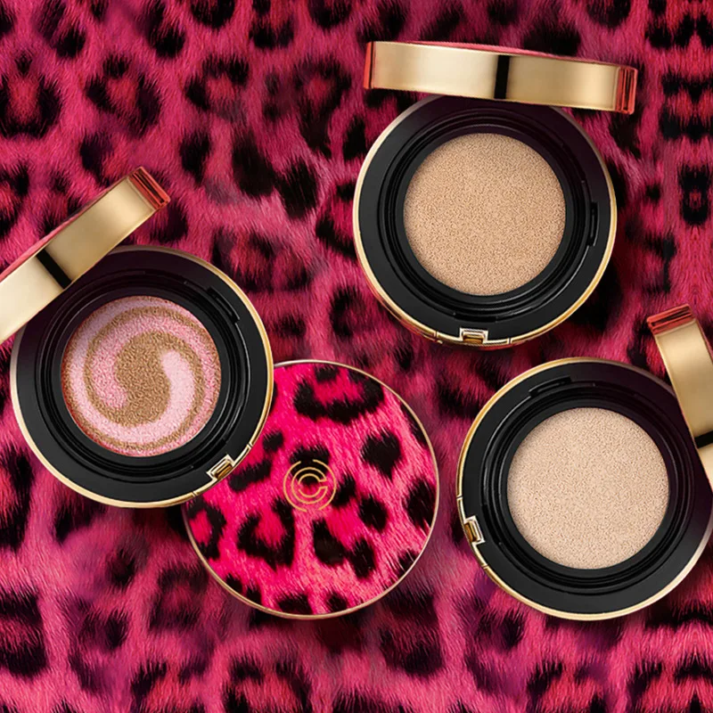 Makeup Beauty Summer Round Leopard Air Cushion BB Cream Foundation Concealer Natural |