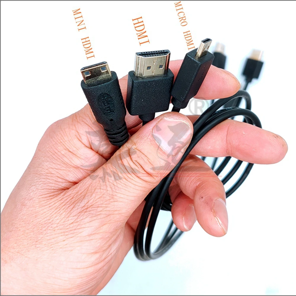 OD 3.0mm Super Soft Micro HDMI-compatible &amp Mini male Thin Cable 2k 4k hd @60hz Light-weight Portable | Электроника