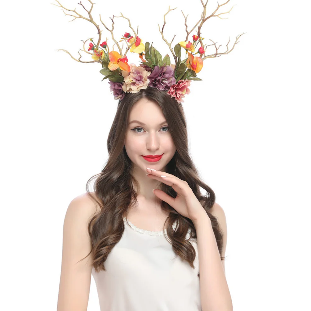 

1Pc Branch Antler Hair Band Headdress Adorable Chic Photography Hair Decor