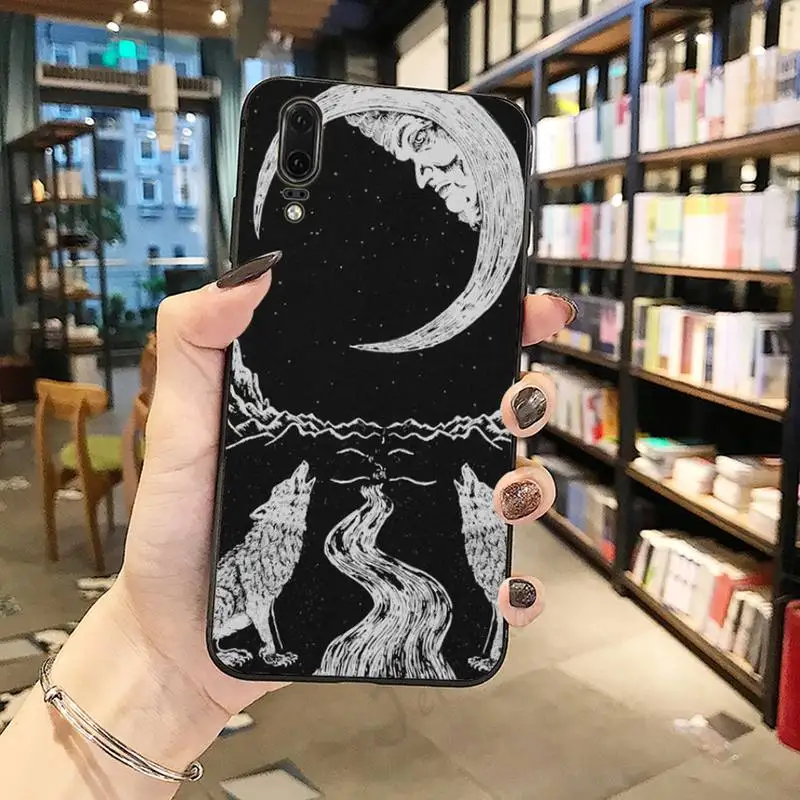 

Witches moon Tarot Mystery totem luxury design Phone Case shell For Huawei honor Mate P 10 20 30 40 Pro 10i 9 10 20 8 x Lite