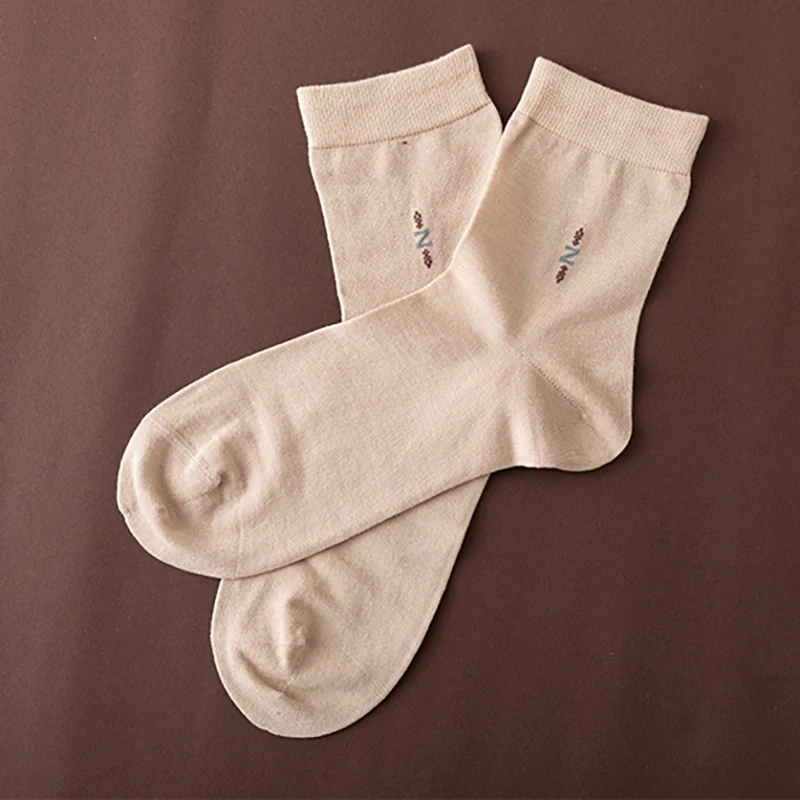 Мужские деловые носки из натурального шелка Бесшовные дышащие с защитой от