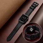 Ремешок кожаный и силиконовый для apple watch band 44 мм 40 мм 42 мм 38 мм, винтажный браслет для iwatch apple watch 56432SE, аксессуары