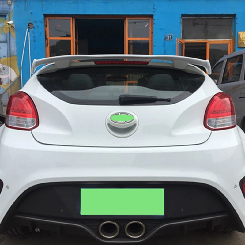 Спойлер для Hyundai Veloster 2012 13 14 15 16 лет ABS пластик заднее крыло спортивные
