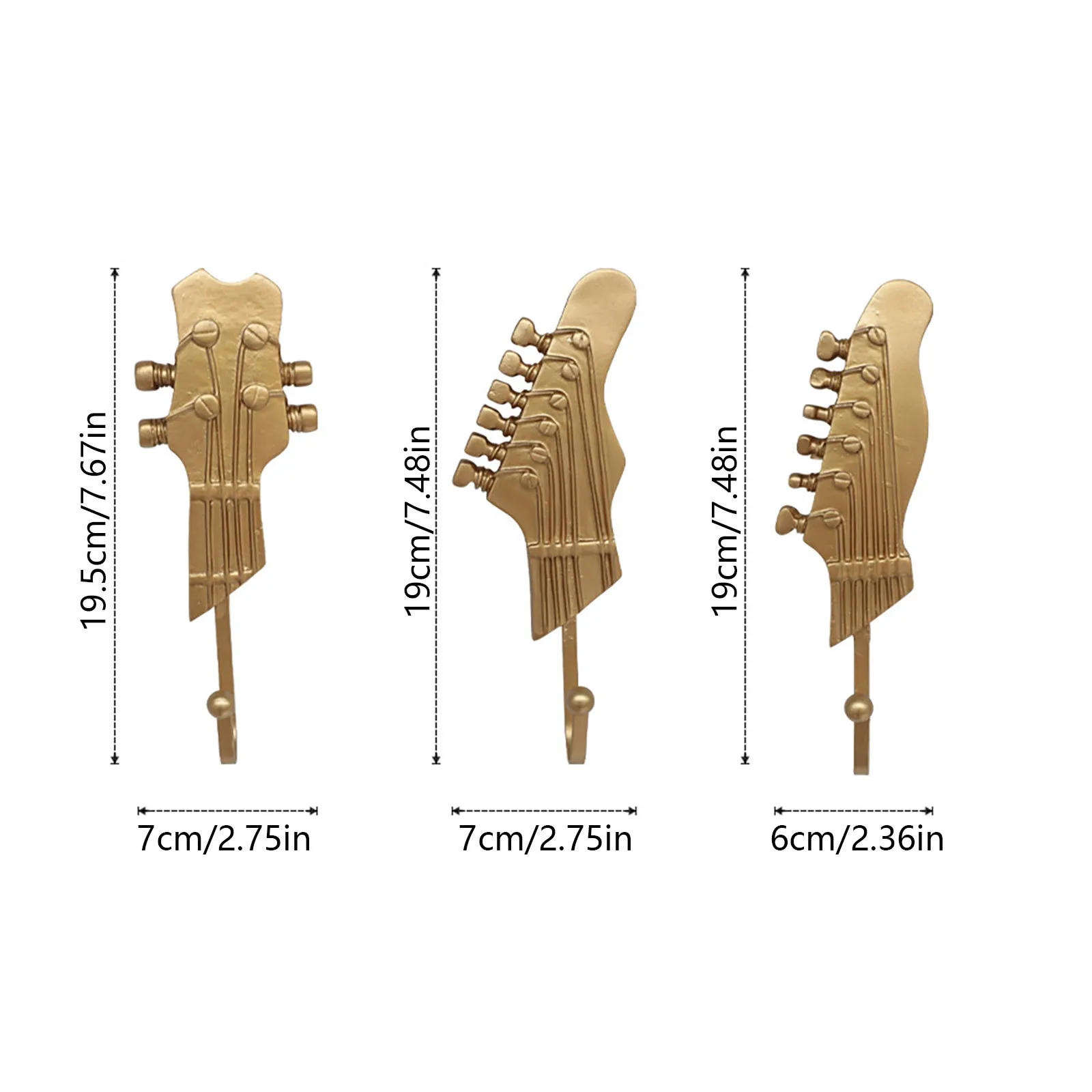 

Ornament Creative Guitar Music Hook Wall Hanging Decoration Coat Hanging Key Hanging Decoracin De Habitacin