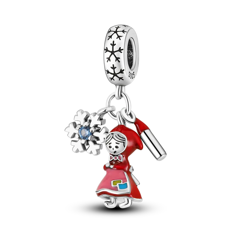 

CODEDOG Authentic 925 Sterling Silver Little Girl Charms Fit Original 3mmBracelet Beads DIY Jewelry For Women CMC543