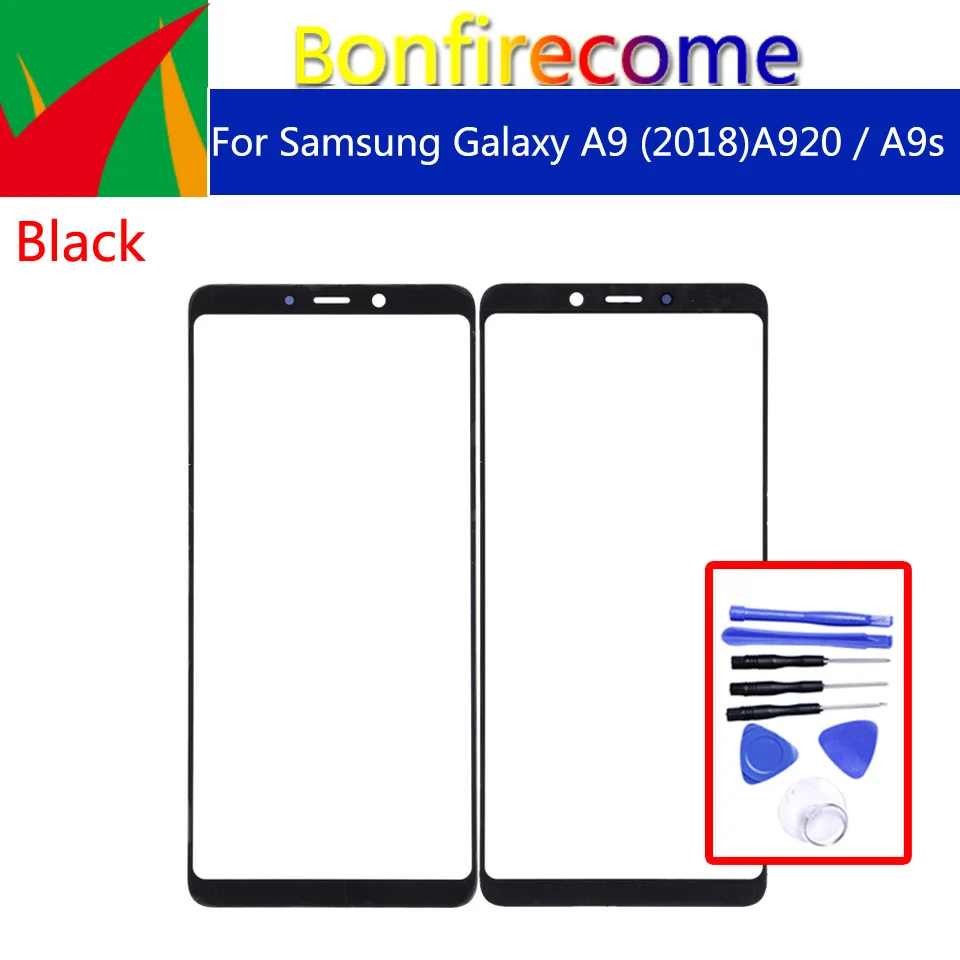 

6.3"For Galaxy A9 (2018) A920 SM-A920F A9s A9200 SM-A9200 Front Outer Glass Touch Screen Lens Replacement