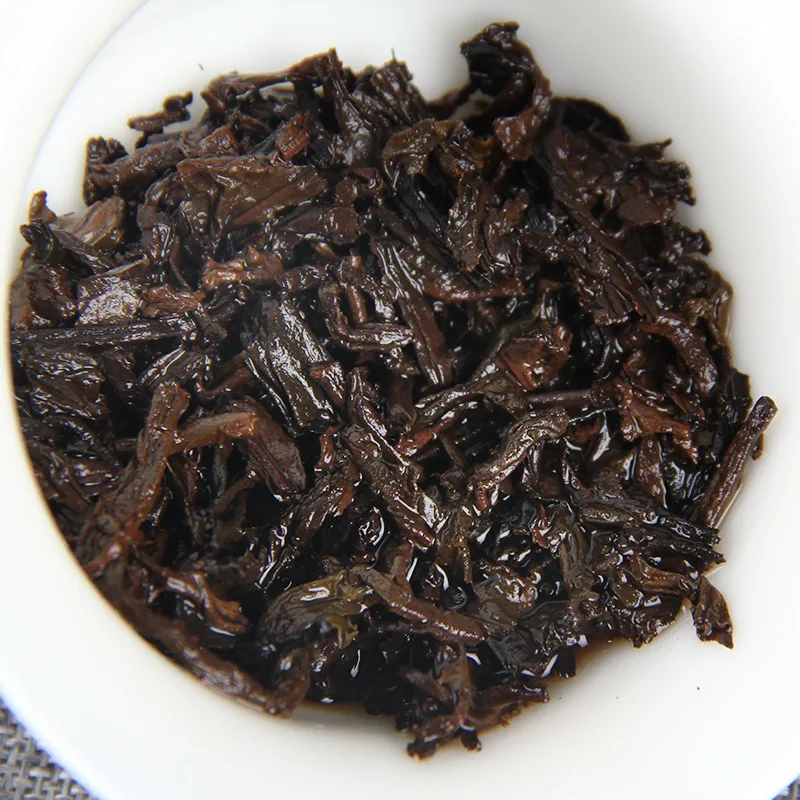 

Menghai 2018 Qizi Bing Cha Shu Pu'er Aged Ripe Pu'er Cake Tribute Pu Erh 357g