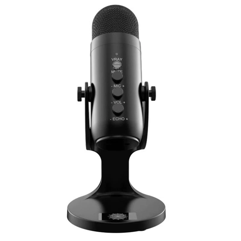 

USB Microphone,Condenser Computer Podcast Game Mic,Cardioid Pickup Mode,Adjustable Stand,for Recording,Live,YouTube,Etc