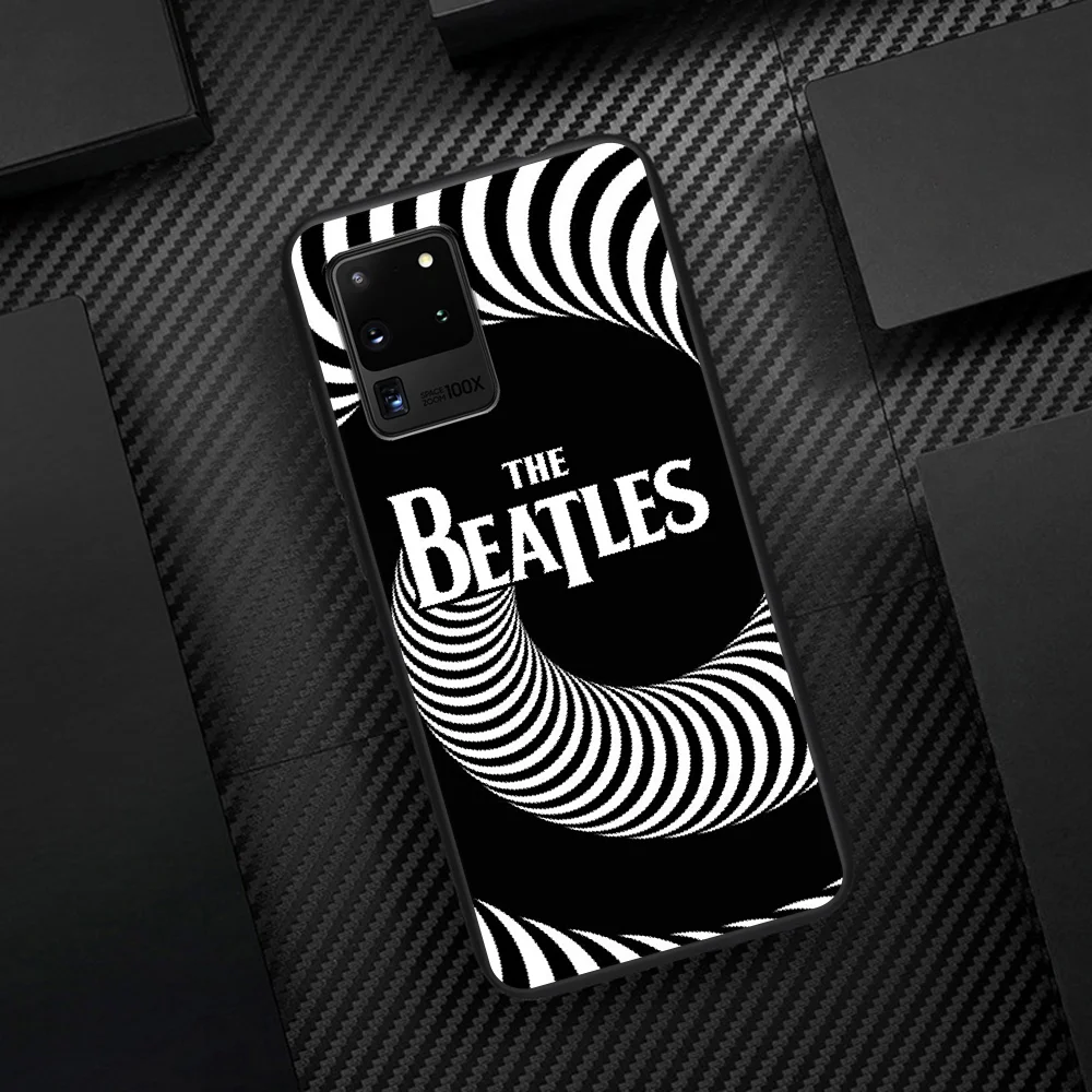 

Beatle Band Phone Case Cover Hull For Samsung Galaxy S 6 7 8 9 10 e 20 Edge Note 8 9 10 Plus black Funda 3D Back Pretty Hoesjes
