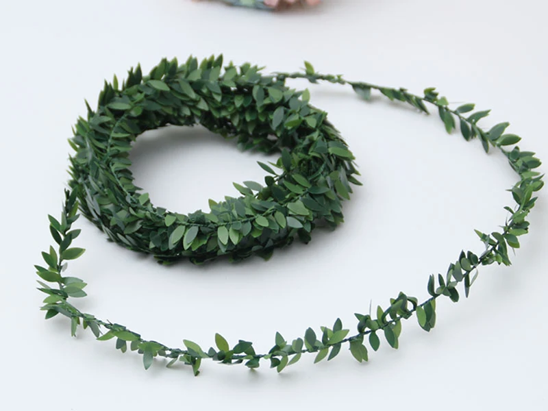 

7.5M Artificial Green Leaves Garland Silk Ivy Vines Rattan Xmas Wedding Decor