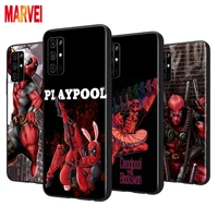 fashion marvel deadpool soft tpu cover for huawei honor 8s 8c 8x 8a 8 7s 7a 7c 7 pro prime ru max 2020 2019 black phone case