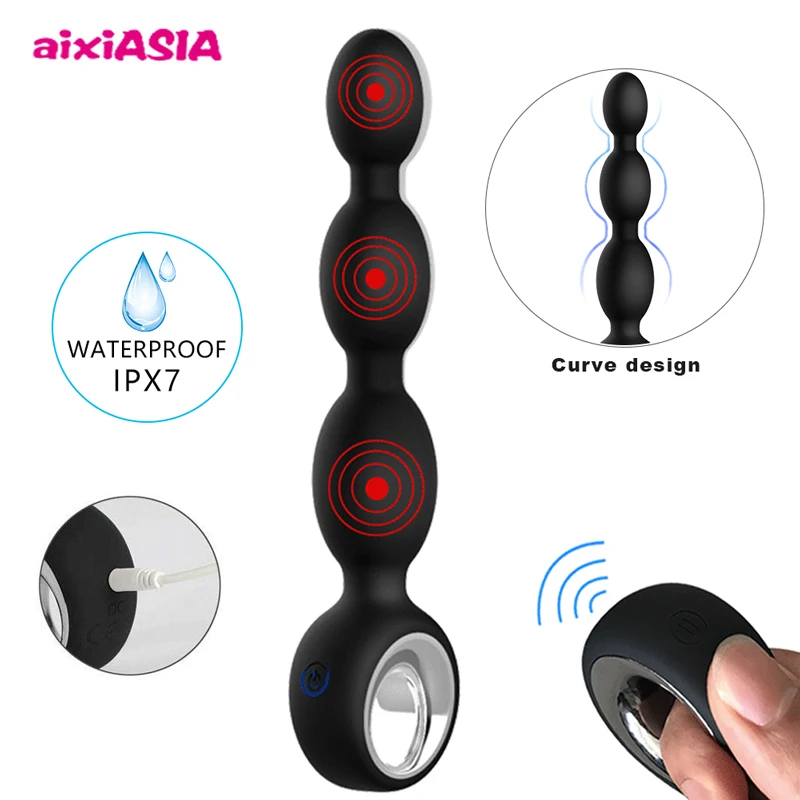 Анальная пробка пуля с беспроводным дистанционным управлением Мужской Вибратор