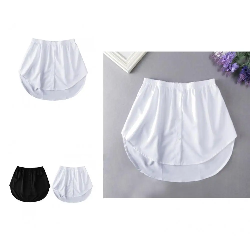 

Adjustable Spring Autumn Irregular Pure Color Underskirt for Daily Wear