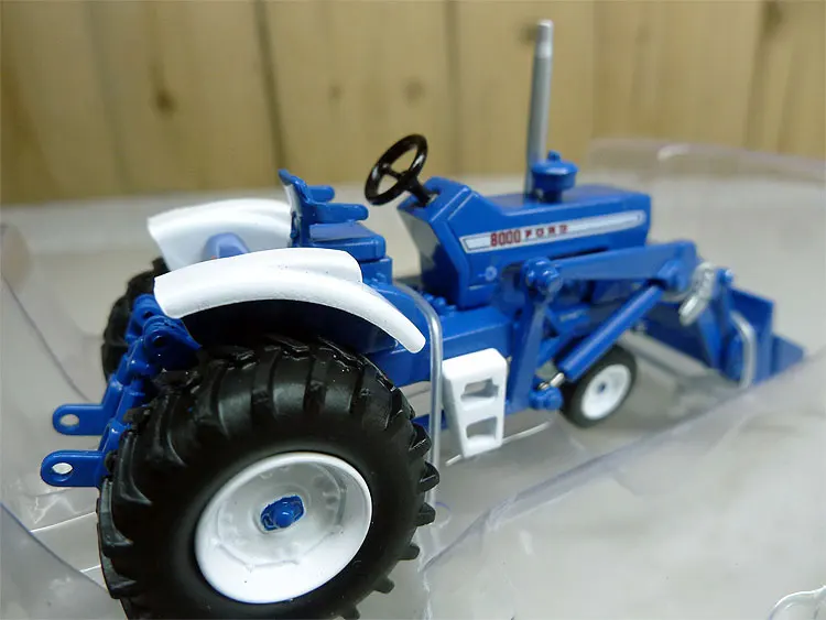 SC 1:64 ZJD 1835 Ford 8000 узкий фронтальный w погрузчик трактор сплав металла литые модели автомобилей игрушечные
