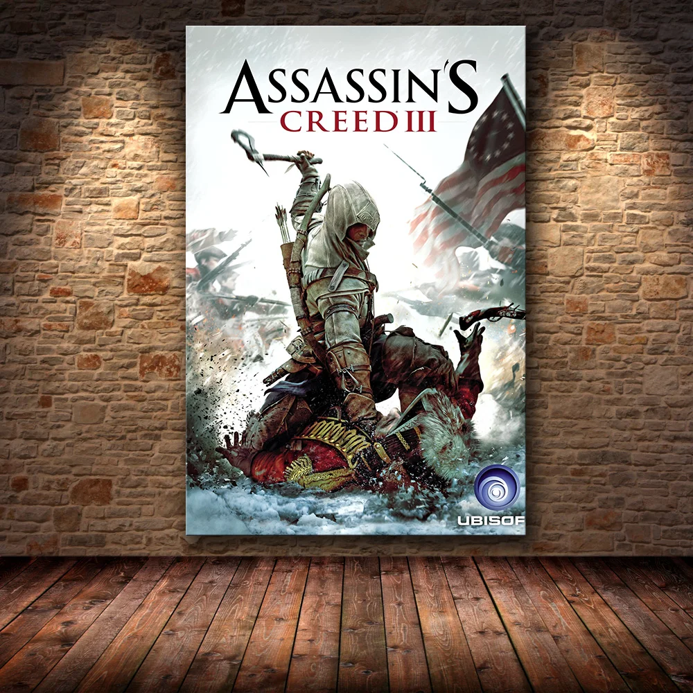 11 Без рамки игра Плакат Украшение живопись Assassin's Creed на HD холсте Картина на холсте художественный плакат стены искусства холст - Цвет: 11