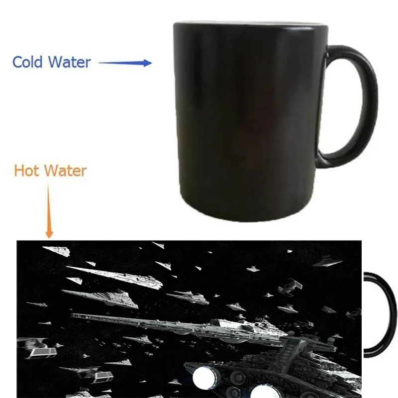 Кружки с изменением температуры чувствительная к воздействию тепла
