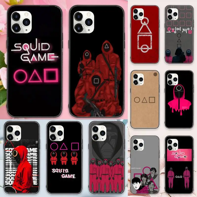 

Squid Game horror tv show Phone Case For iphone 12 11 13 7 8 6 s plus x xs xr pro max mini