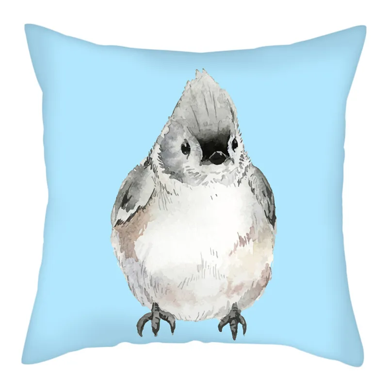 Fuwatacchi милые птицы Попугай фото наволочки для подушек Новогодний подарок декор