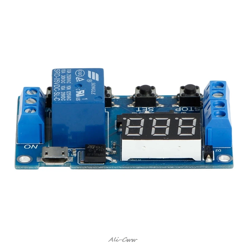 6-30V Relay Module Switch Trigger Time Delay Circuit Timer Cycle Adjustable | Обустройство дома