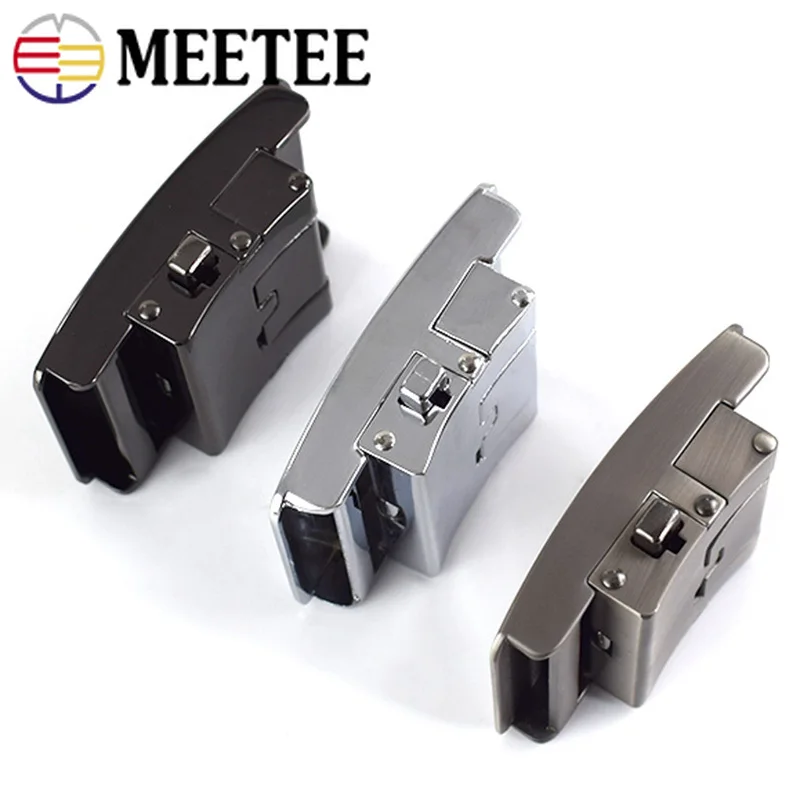 Meetee металлические пряжки для ремня из сплава 36 мм мужские ремни с автоматической