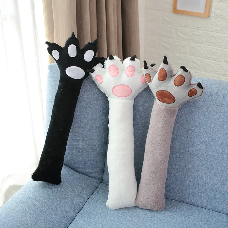 

Симпатичные плюшевые игрушки, набивная кошачья лапа, забавная кукла, диванная подушка, мягкая подушка, кошачья лапа, прекрасный подарок для ...