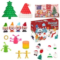 24 pcs christmas advent calendar fidgets toy box new year countsown simple dimples stress relief blind box children gift