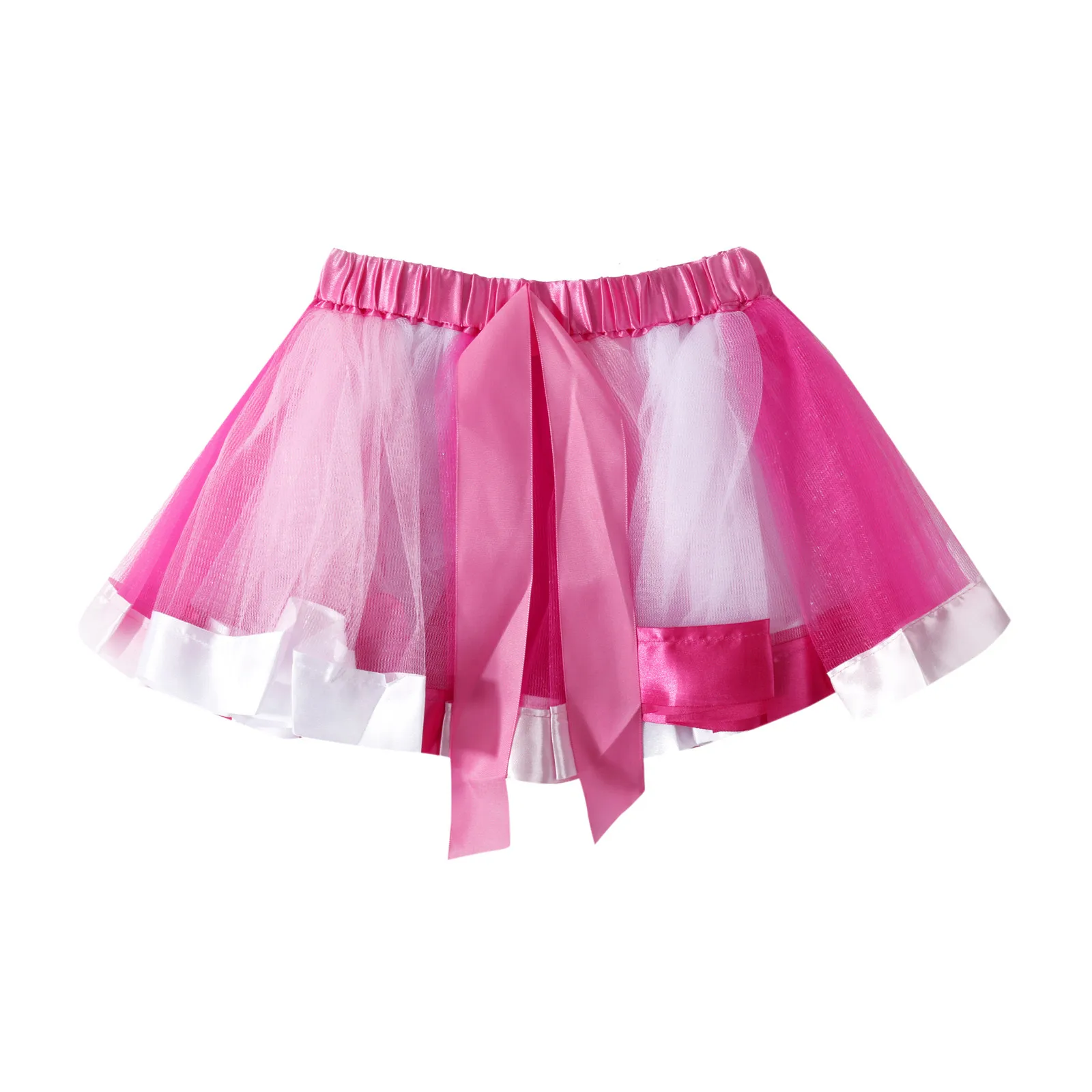 

Summer tutu Skirt for Girls Rainbow Color Patchwork Pettiskirt Skirt ballet stage performance Baby clothes Princess Mini skirts