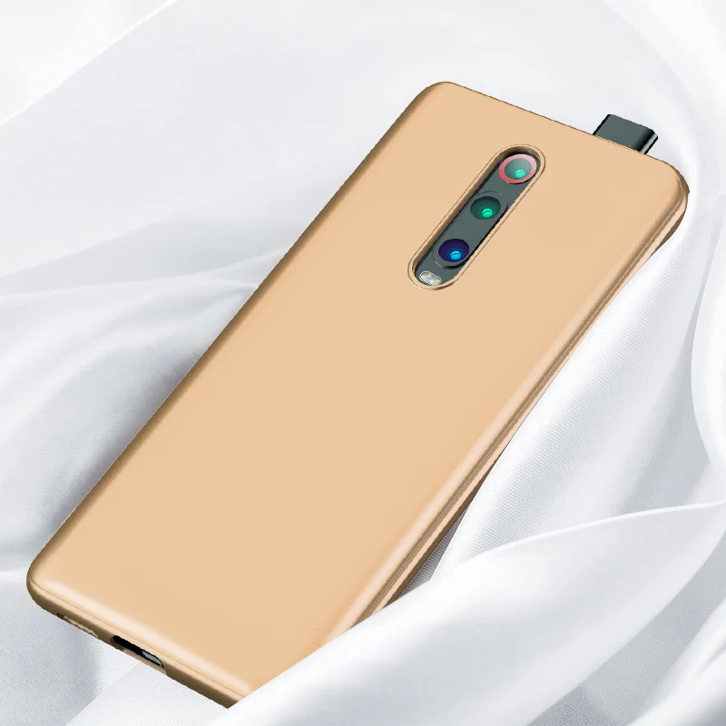 Для Xiaomi mi 9T 9T Pro чехол X-Level Мягкий ТПУ супер тонкий матовый чехол для задней панели телефона для Xiao mi Red mi K20 K20 Pro Чехол - Цвет: Золотой