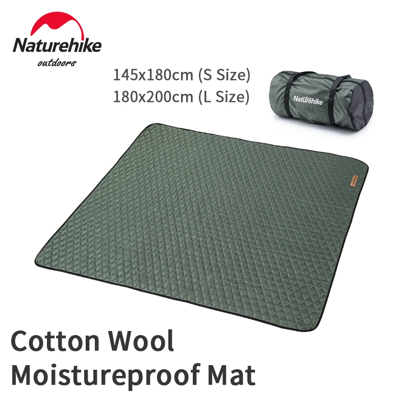 Naturehike Portable 6-8 Persons Cotton Wool Mattress Camping Soft Moisture-proof Large Area Tent Warm Pad Outdoor Machine Wash