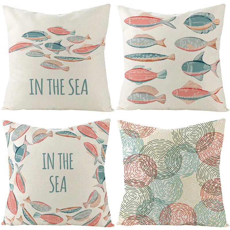 Morocco Мозаика Стиль Мультфильм Печать Декоративная Подушка для дома чехол дивана