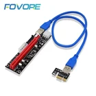 4pin 6pin SATA Power PCI Express 16X слот Riser карта USB 3,0 PCI-E PCI-Express 1x до 16x PCIE Райзер для майнинга биткоинов BTC