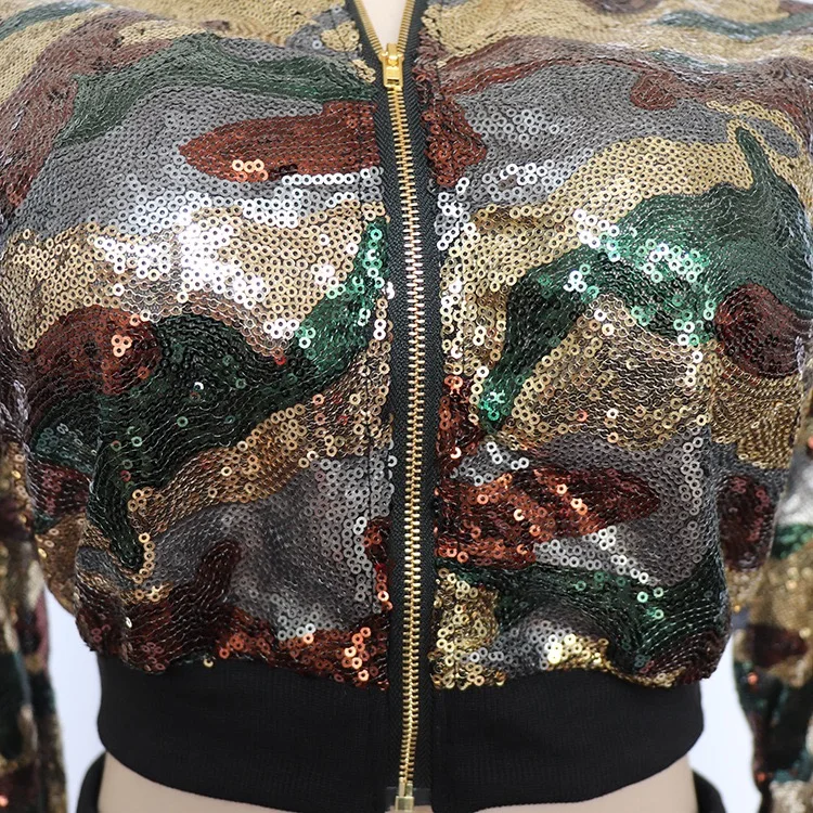 

2020 New Sexy Sequins African sets For women Camouflage Printed Dashiki African Elastic Bazin Baggy Pants Rock Style For lady