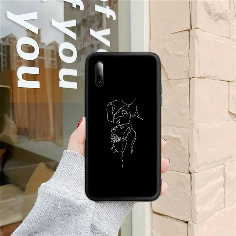 

Mona Lisa Art Lines Phone Case for Samsung A01 A10S A20S A20 A20E A30S A31 A40 A50S A51 A70 A71 A80 Cover Fundas Coque